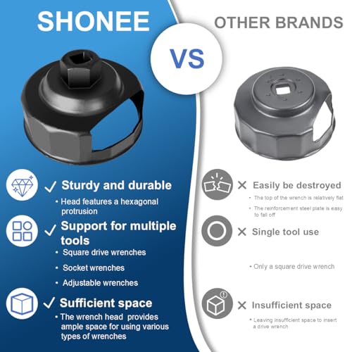 Shonee Oil Change Kit for Harley Tool, Oil Filter Wrench, Oil Funnels Set, Motorcycle Primary Case Oil Funnel, 50PCS 11105 Drain Plug O-Ring for Harley Davidson Accessories - Image 5