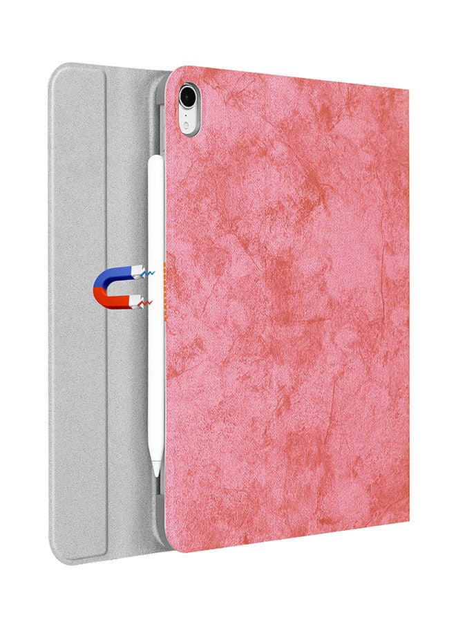 NIBEMINENT PU Leather Smart Flip Cover For iPad Pro 11 Sk1102 White/Pinlk - Image 1