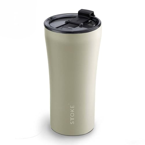 Sttoke The Mossy Meadows Classic with Leakproof Lid Mousse Taupe Tumbler, 16 oz. Capacity - Image 4