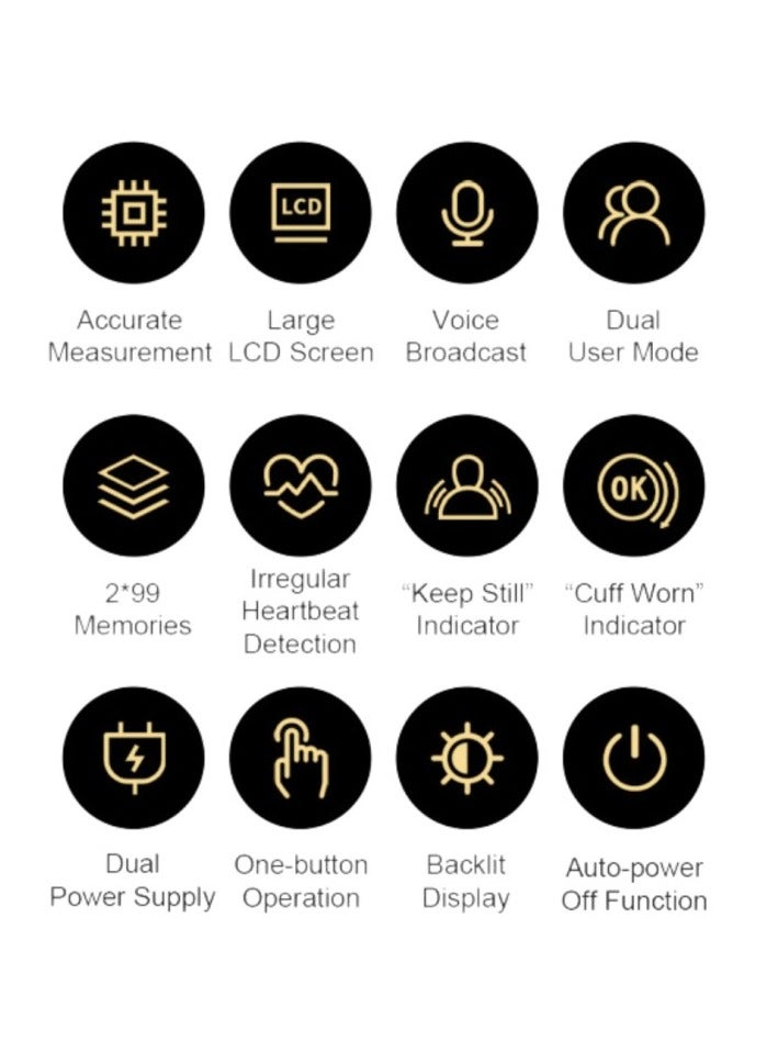 مرقمة جهاز قياس ضغط الدم أوتوماتيكيًا من أعلى الذراع - Image 3