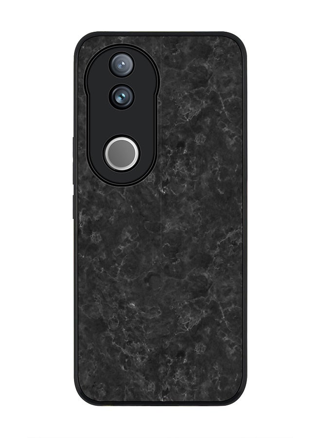 Stylizedd For Vivo V50 / vivo V50e 5G Case,Slim fit Camera Protection, Shockproof Thin Phone cover  - Marble Texture Black  - Image 1