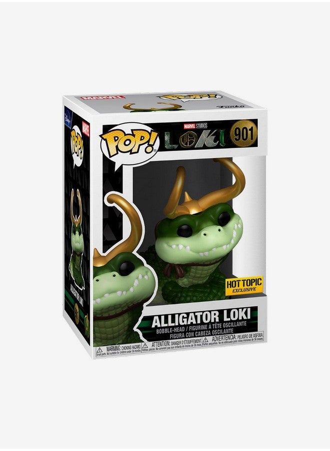Funko Marvel Loki Pop! Alligator Loki Vinyl Bobble-Head Hot Topic Exclusive MULTI NONE - Image 2