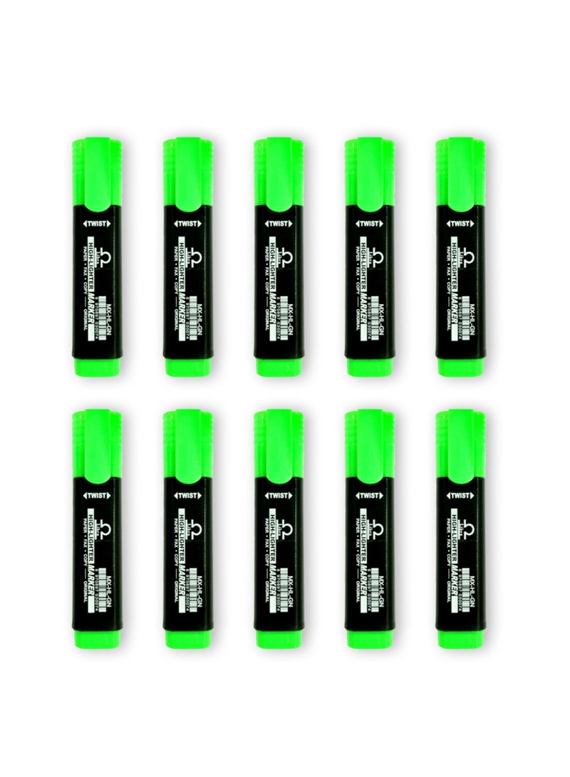 Libra highlighter GREEN (10 Pcs Per box) - Image 1