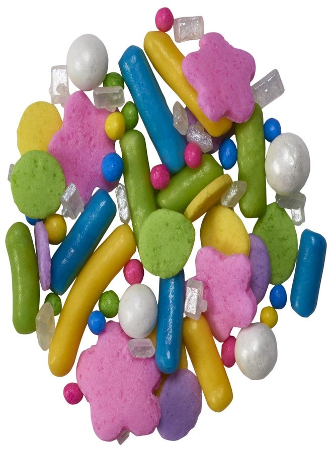 DecoPac Spring Fusion Mix Sprinkles, 26oz, Shaped Candy Sprinkles in Handheld Container, Edible Decorations For Celebration Cakes, Cupcakes, Cookies and Donuts - Image 3