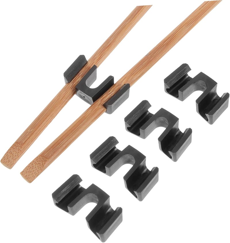 Reusable Chopstick Training Helper Clips 5 Pieces Plastic Auxiliary Device - Image 1
