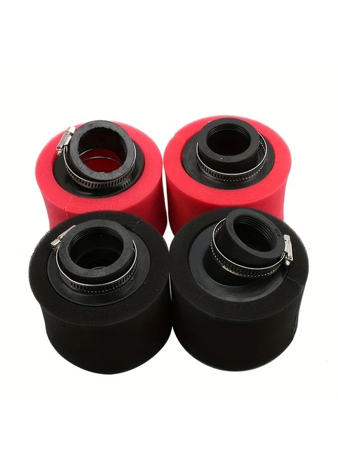 38mm Red Straight Mouth Foam Air Filter Sponge Cleaner For Motorcycle Scooter Dirt Pit Bike - Image 1