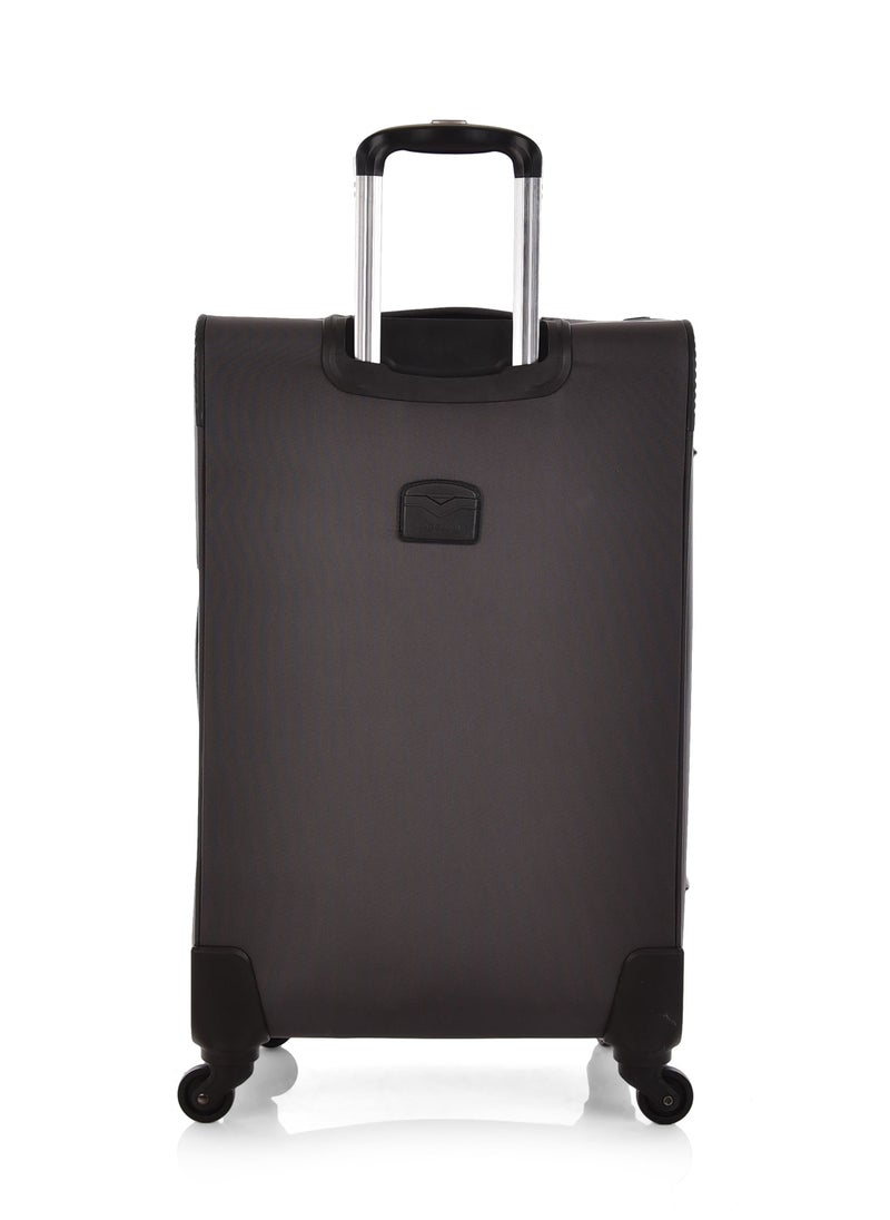 MAGELLAN Magellan Luggage Fabric Trolley 4 Piece Set Size 20/24/28/32 Inch 6184/4P charcoal  - Image 5