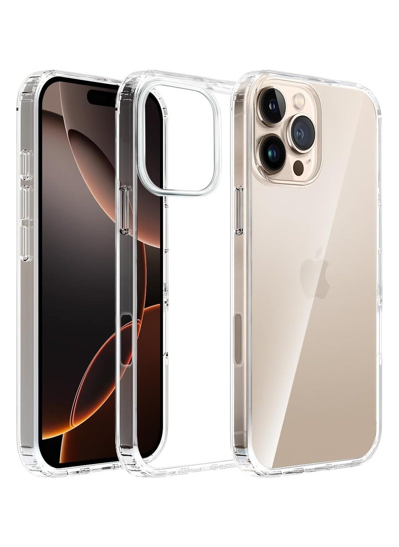 Denx Magnetic Matte Case for iPhone 16 Pro Compatible with MagSafe, Plating Luxury Cover, Matte Soft TPU Shockproof Protective Phone Case, Compatible with iPhone 16 Pro (Desert Titanium)  - Image 1