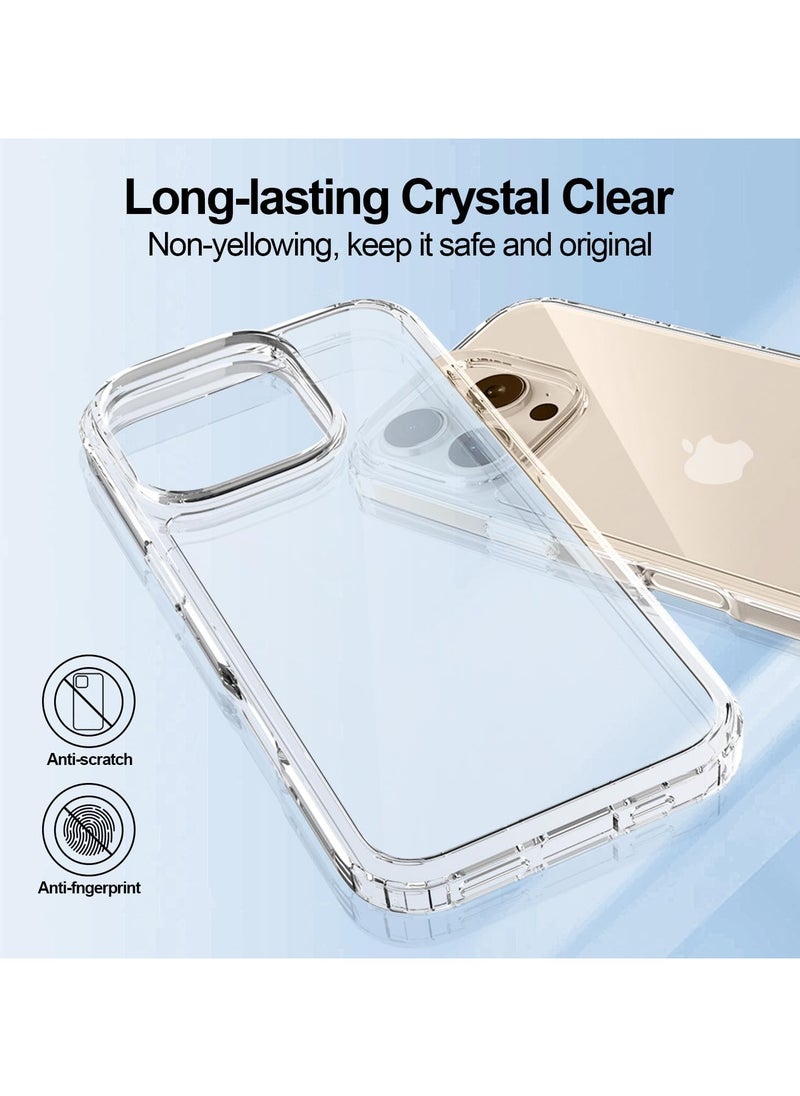Denx - Magnetic Matte Case for iPhone 16 Pro Compatible with MagSafe, Plating Luxury Cover, Matte Soft TPU Shockproof Protective Phone Case, Compatible with iPhone 16 Pro (Desert Titanium) - Image 1