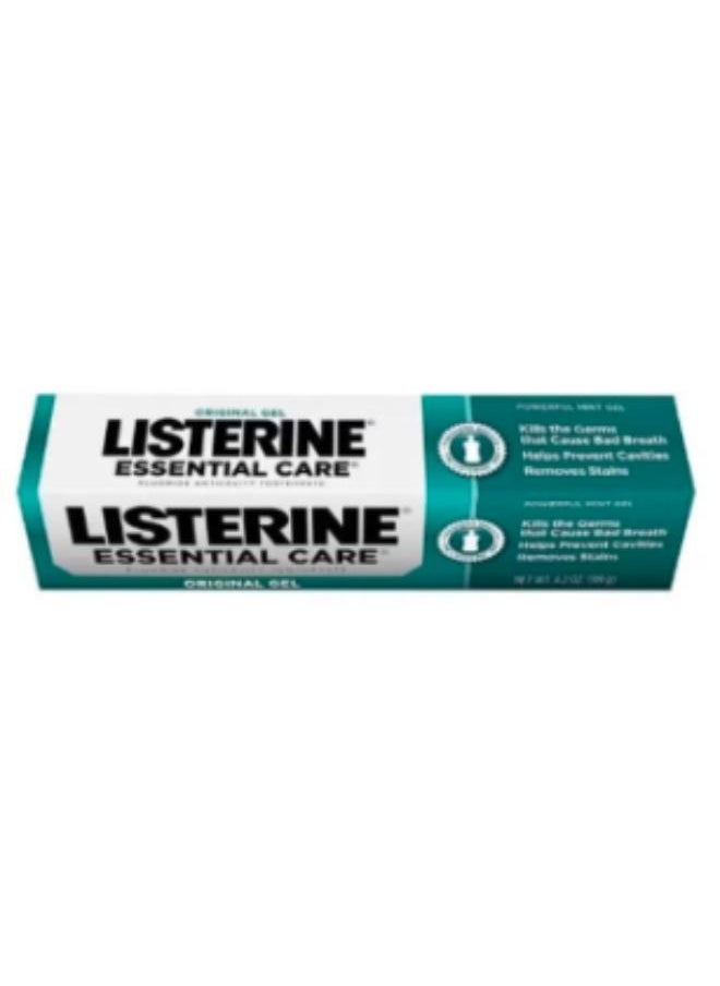 Listerine 2 Piece Set Essential Care Toothpaste Powerful Mint Gel 2X119 G  - Image 2