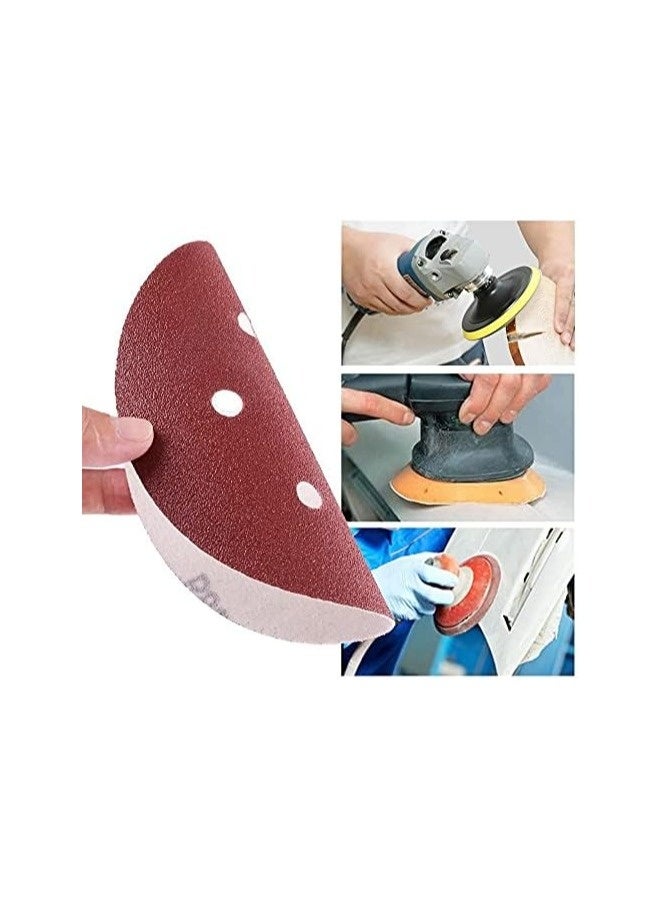 Apple Abrasives 4.5-Inch 6-Hole Hook and Loop Sanding Discs Grit-60, Pack of 100 - Image 3