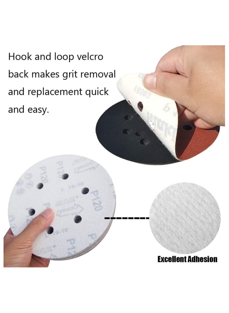 Apple Abrasives 4.5-Inch 6-Hole Hook and Loop Sanding Discs Grit-60, Pack of 100 - Image 2