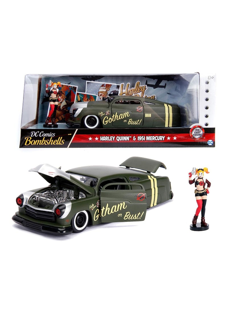 DC Comics DC Comics Bombshells Harley Quinn 1951 Mercury 1:24  - Image 2