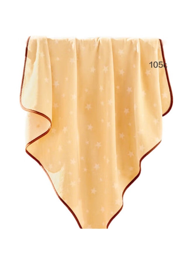 Purcotton Baby Bath Towel, Pure Cotton Warm Fleece Terry Bath Towel, Soft Absorbent Thickened Children'S Bath Towel, Warm And Lint-Free - Image 2