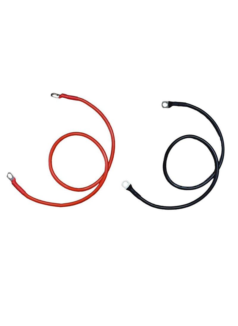 Generic Daystar 10 Sq Mm Red and Black Battery Connecting Cables 6 Feet Each  - Image 1