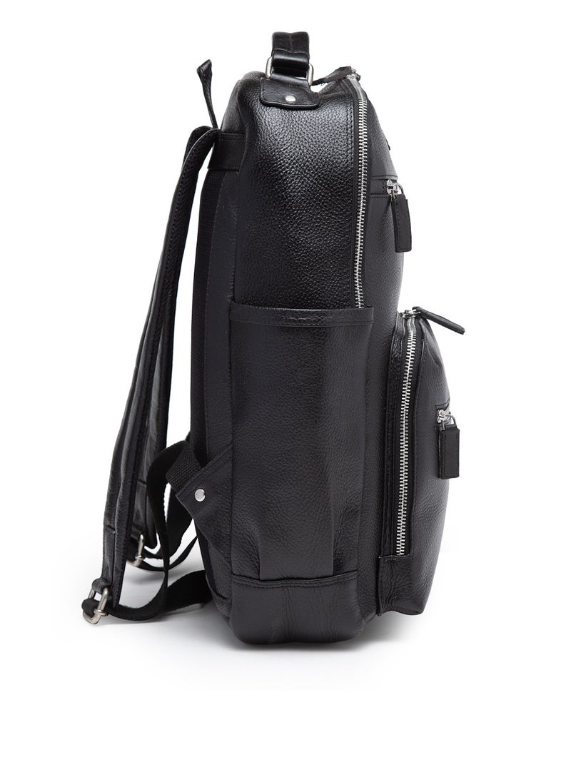TEAKWOOD Genuine Leather Zip Closure Backpack  - Image 4