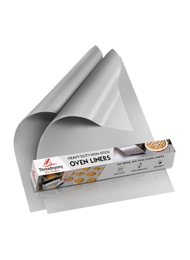 general Oven Liners for Bottom of Electric Gas Oven Reusable - 4 Pack Large Heavy Duty Nonstick teflon Oven Mat 17"x 25"- Oven Floor Protector Liner easy to clean-reduce spills stuck foods and clean up - Image 1