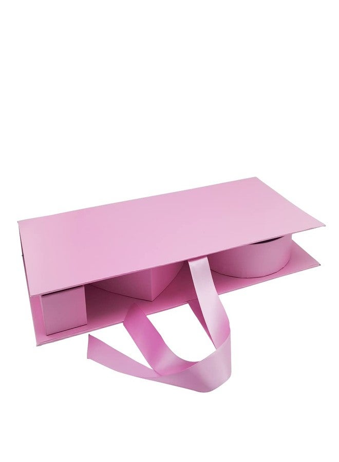 WENPACK Empty Flower Gift Box I Love U Cardboard Letter Shaped Fillable Chocolate Strawberry Candy Packaging (Pink) - Image 4