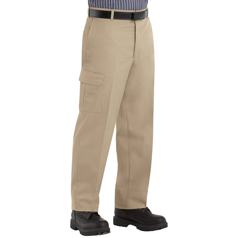 Red Kap Men's Industrial Cargo Pant, Khaki, 46W x 32L - Image 5