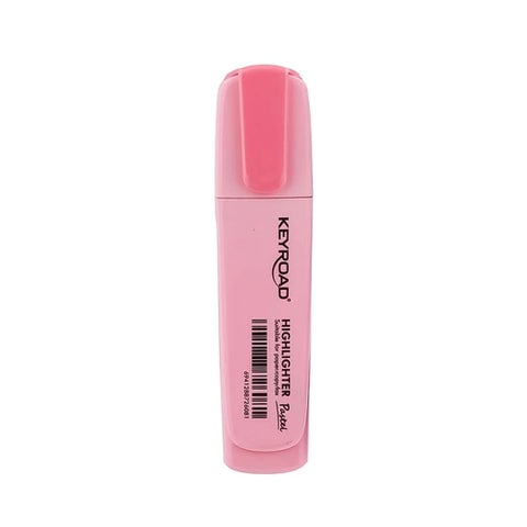 Keyroad highlighter light pink pastel chisel tip model KR972175