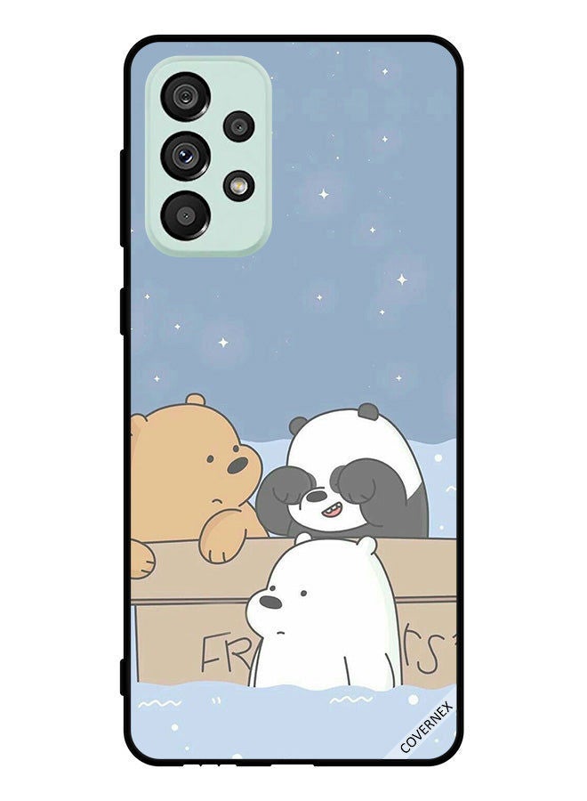 Covernex غطاء حماية لجهاز سامسونج جالاكسي A73 5G أصدقاء الدببة - Image 1