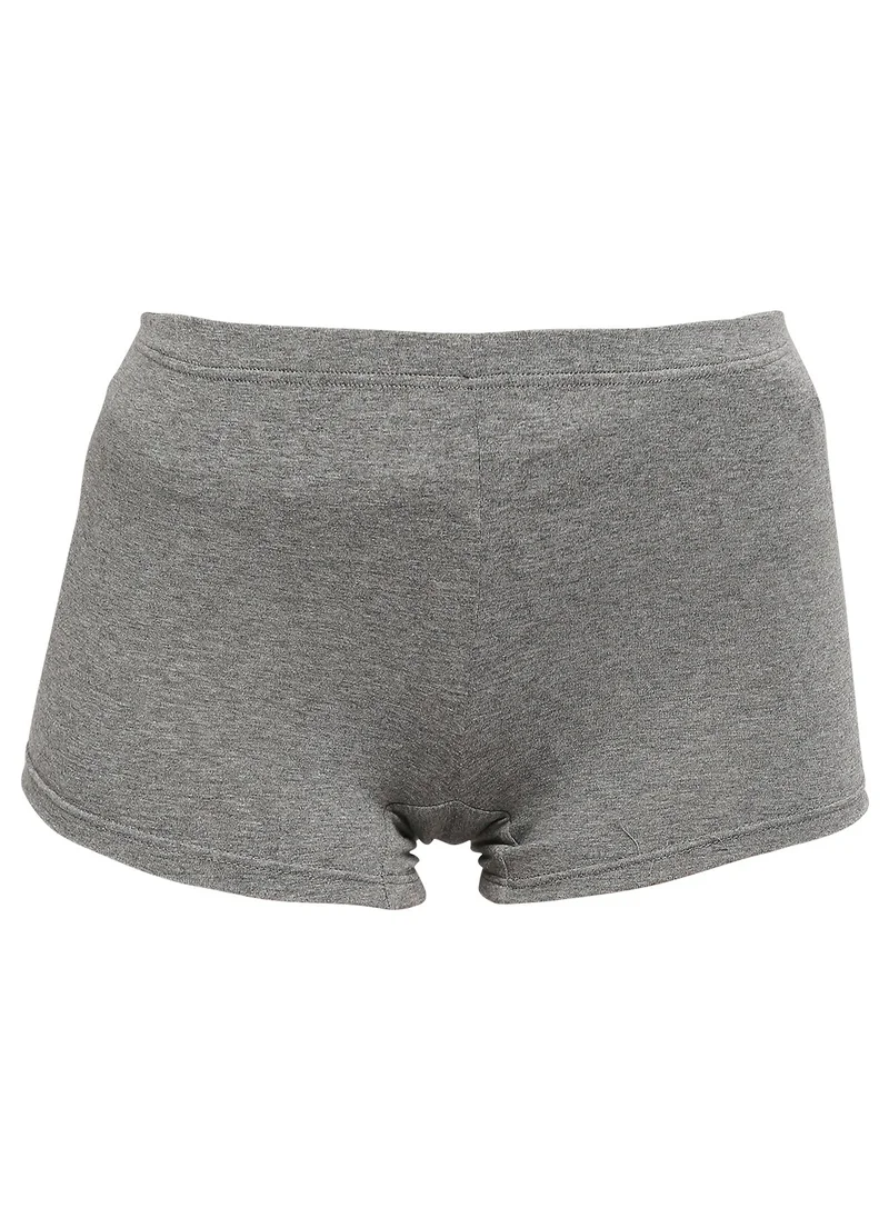 BYC Women's Boyshort Boxer Brief - Grey
