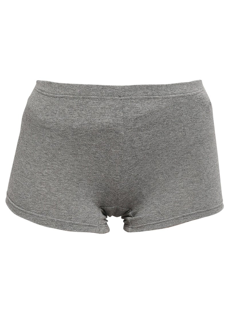 BYC Women's Boyshort Boxer Brief - Grey  - Image 2