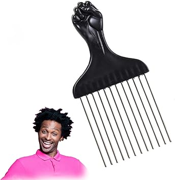 Filfeel Afro Hair Comb Insert Hair Curly Brush Fork Plastic Hair Pick Comb Antistatic Hairstyling Tool Barber Hairdresser - Image 4