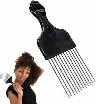 Filfeel Afro Hair Comb Insert Hair Curly Brush Fork Plastic Hair Pick Comb Antistatic Hairstyling Tool Barber Hairdresser - Image 1