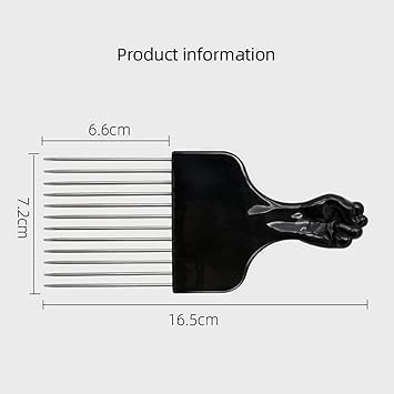 Filfeel Afro Hair Comb Insert Hair Curly Brush Fork Plastic Hair Pick Comb Antistatic Hairstyling Tool Barber Hairdresser - Image 5