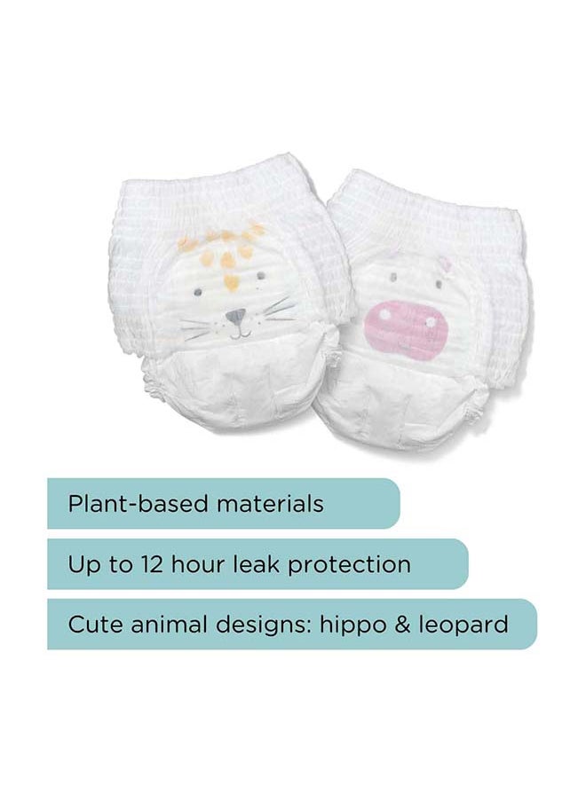 Kit & Kin - Kit & Kin Eco Friendly Baby Diaper | Pull Ups Diaper Pants Sizes 4 | Hypoallergenic Flash Dry Disposable Diapers (Size 4, Pack of 22) - Image 1