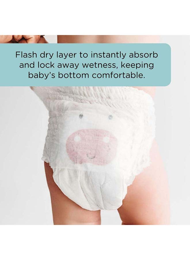 Kit & Kin - Kit & Kin Eco Friendly Baby Diaper | Pull Ups Diaper Pants Sizes 4 | Hypoallergenic Flash Dry Disposable Diapers (Size 4, Pack of 22) - Image 1