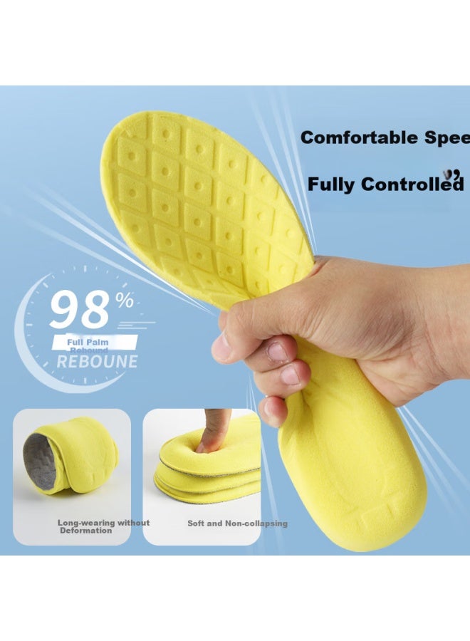 Footoppo Squishy Insoles For Men, Shock-absorbing Soft Cushioning Running Insoles For Women, Thick Ultra-soft Military Training Soft Sole Insoles - Image 3