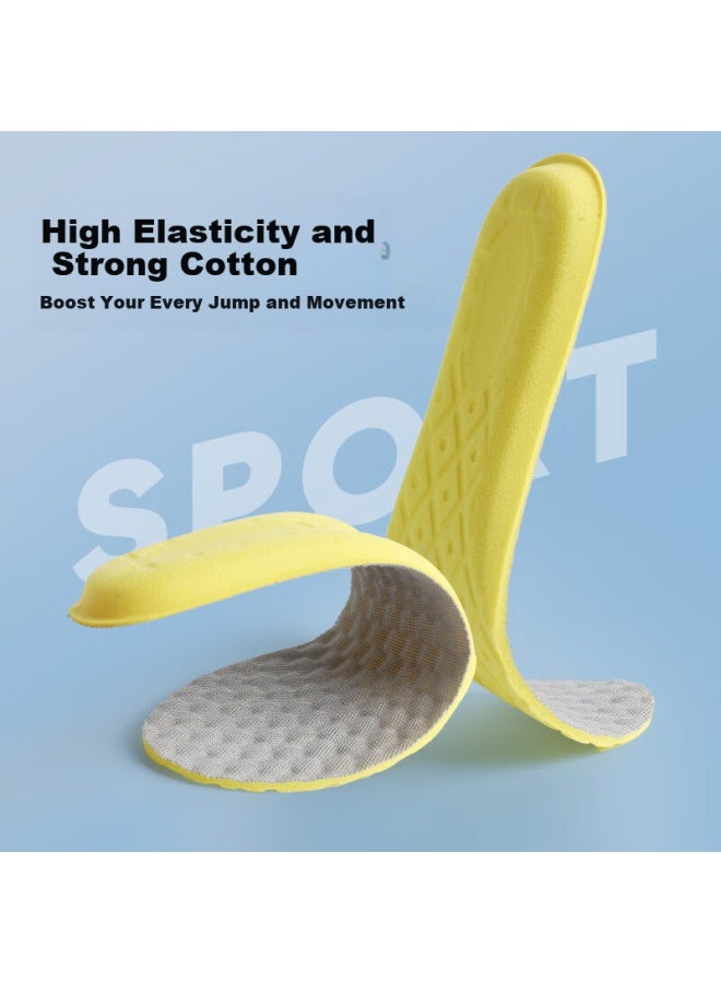 Footoppo Squishy Insoles For Men, Shock-absorbing Soft Cushioning Running Insoles For Women, Thick Ultra-soft Military Training Soft Sole Insoles - Image 4
