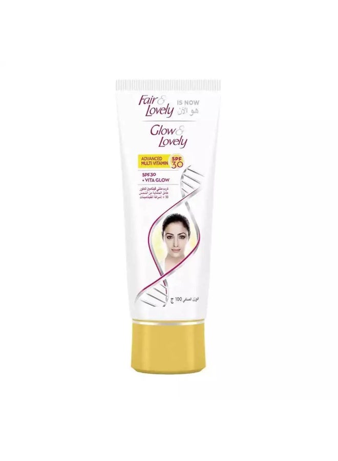 Fair & Lovely Fair n Lovely Face Cream with SPF 30 for Glowing Skin- 100 gm - Image 1