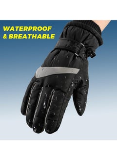 KASTWAVE Winter Gloves for Men Women - Wool Fleece Liner Touchscreen Gloves, Thermal Warm Winter Gloves for Cold Weather  - Image 2