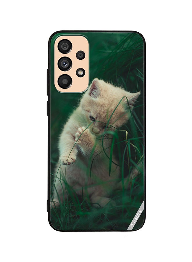 VR CREATIVE Protective Case Cover For Samsung Galaxy A72 Playing Kitten Design Multicolour - Image 1