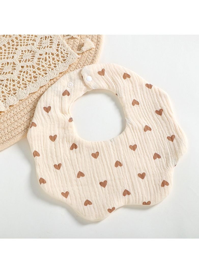 Loquat Pure Cotton Printing Baby Bib 