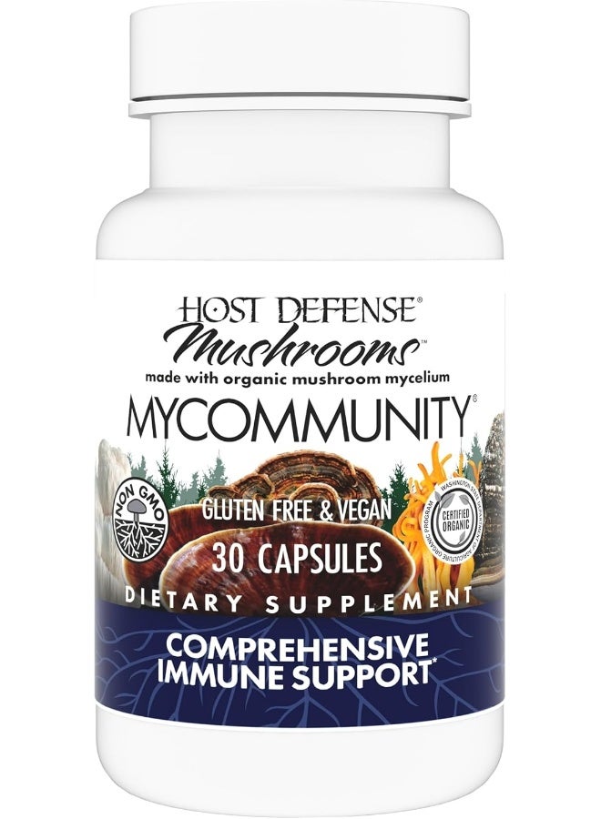 Host Defense - My Community Capsules, 30 Veg Caps - Image 1