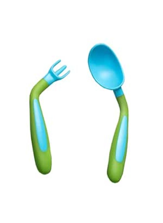 Bendable Fork Spoon Set Tableware for Infant Feeding Easy Clean - Image 1