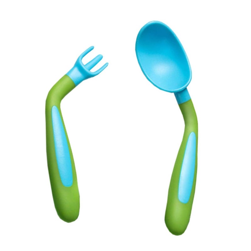 Bendable Fork Spoon Set Tableware for Infant Feeding Easy Clean - Image 2