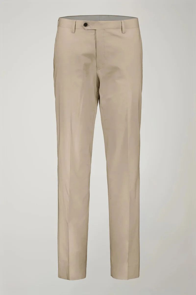 Doppelganger Brown Single-breasted cotton regular fit solid color suit - Beige for Men | Best Price UAE