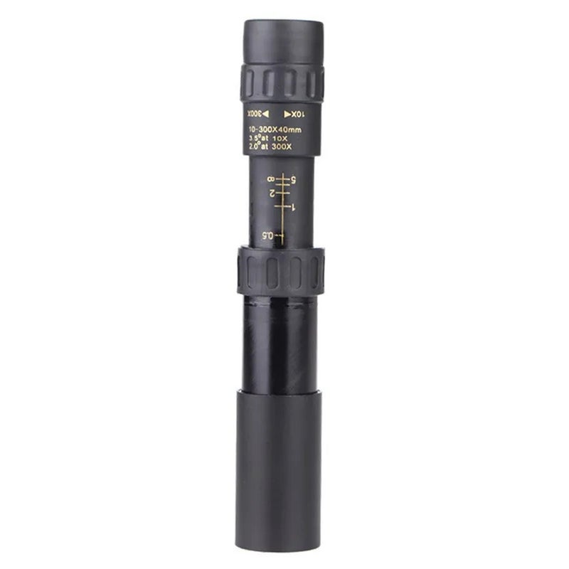 Monocular Telescope: 10-300X Magnification 25mm Bak4 Prism Fmc Coating - Ultra Long Focal Length Stable Field Of View, Lightweight 1Lb Titanium Alloy Shell 5.04Inch Portable, Waterproof Shockproof Nit - Image 1
