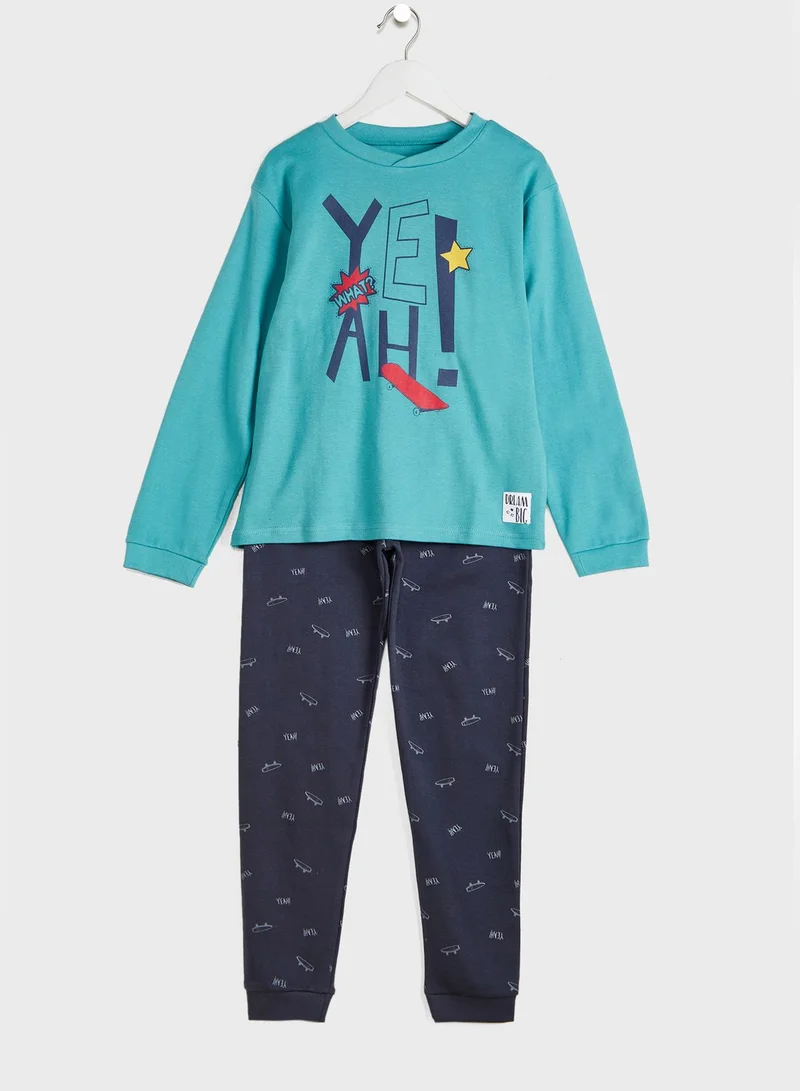 Babybol Kids Printed Pyjama Set