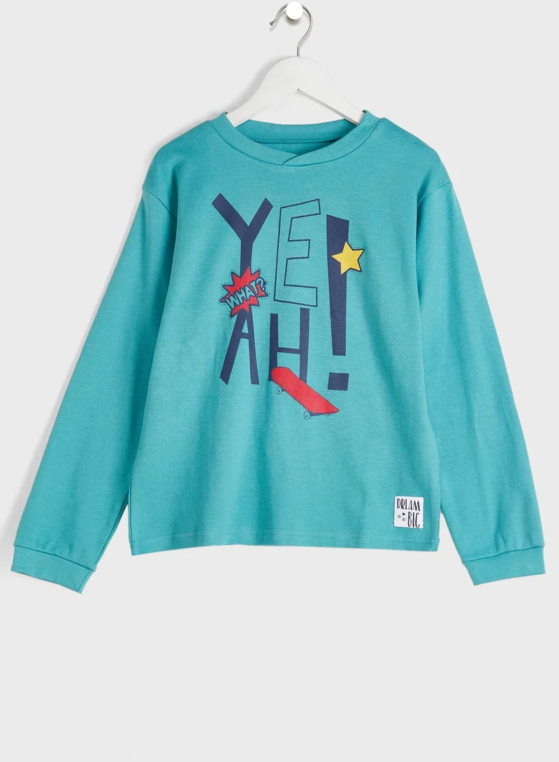 Babybol Kids Printed Pyjama Set