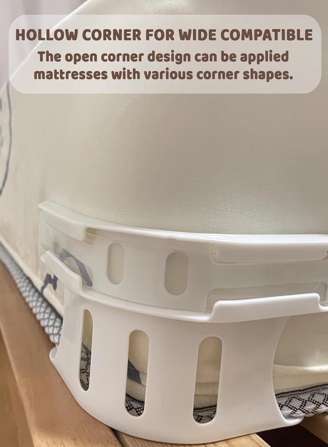 VIYOT Bedsheet Holder Straps, Adjustable Corner Clips, Sheet Gripper for All Bed Sizes - Image 4