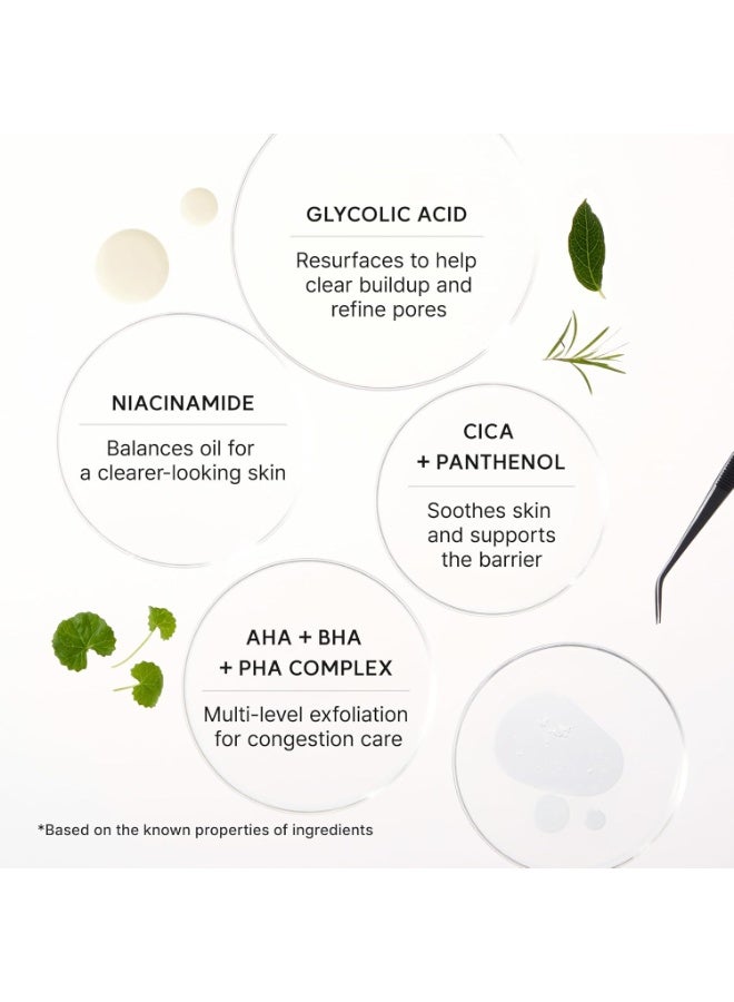 Arencia Eraser Serum Glycolic Acid Booster with AHA BHA, Exfoliating Face Serum for Acne-Prone Skin, Pore Care & Texture Refining, Lightweight Daily Skincare, 30 mL / 1.01 fl. oz. - Image 5