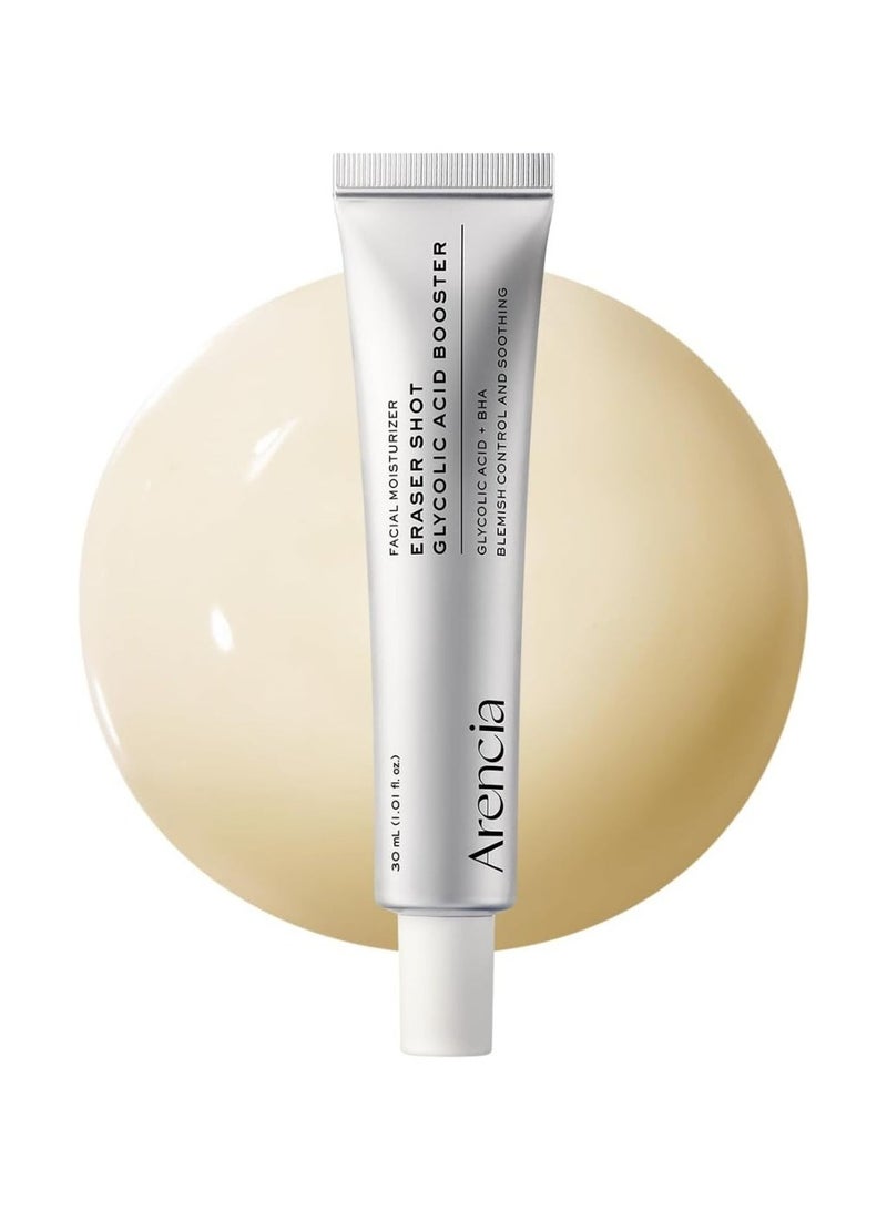 Arencia Eraser Serum Glycolic Acid Booster with AHA BHA, Exfoliating Face Serum for Acne-Prone Skin, Pore Care & Texture Refining, Lightweight Daily Skincare, 30 mL / 1.01 fl. oz. - Image 1