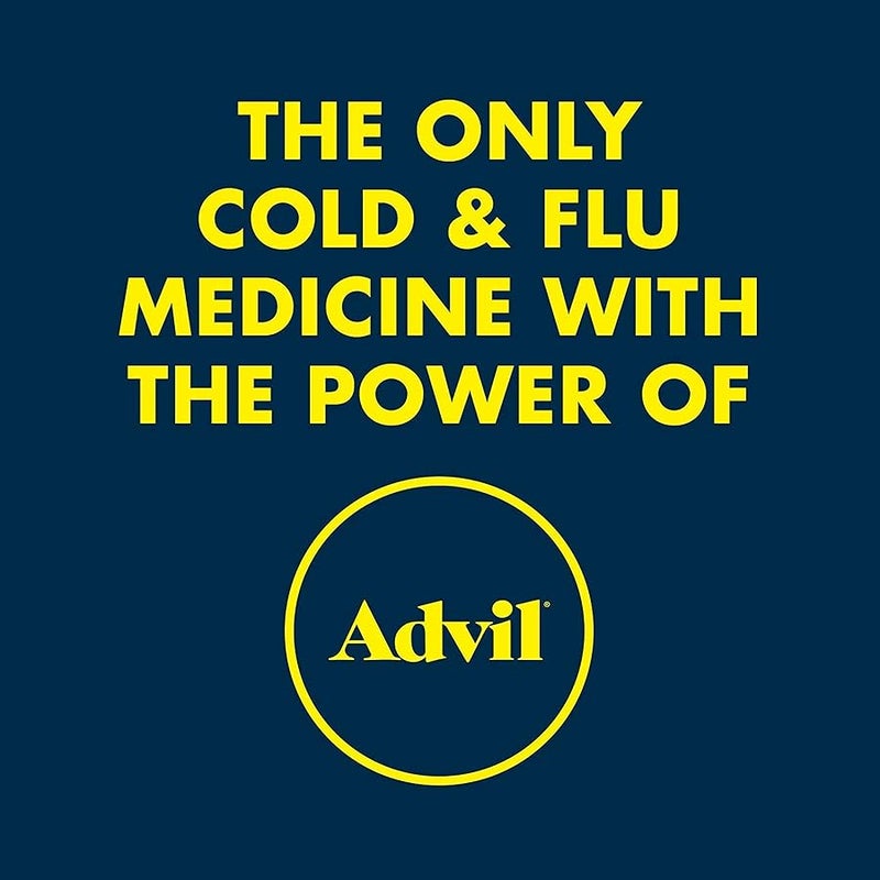 Advil Multi Symptom Cold and Flu Medicine, Cold Medicine for Adults with Ibuprofen, Phenylephrine HCL and Chlorpheniramine Maleate - 50 Coated Tablets - Image 3
