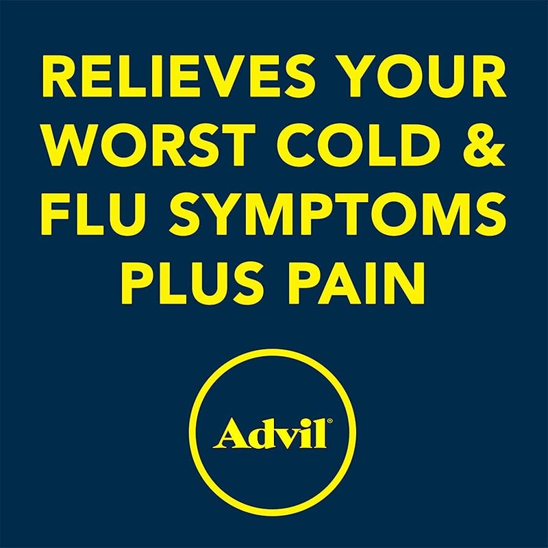 Advil Multi Symptom Cold and Flu Medicine, Cold Medicine for Adults with Ibuprofen, Phenylephrine HCL and Chlorpheniramine Maleate - 50 Coated Tablets - Image 5